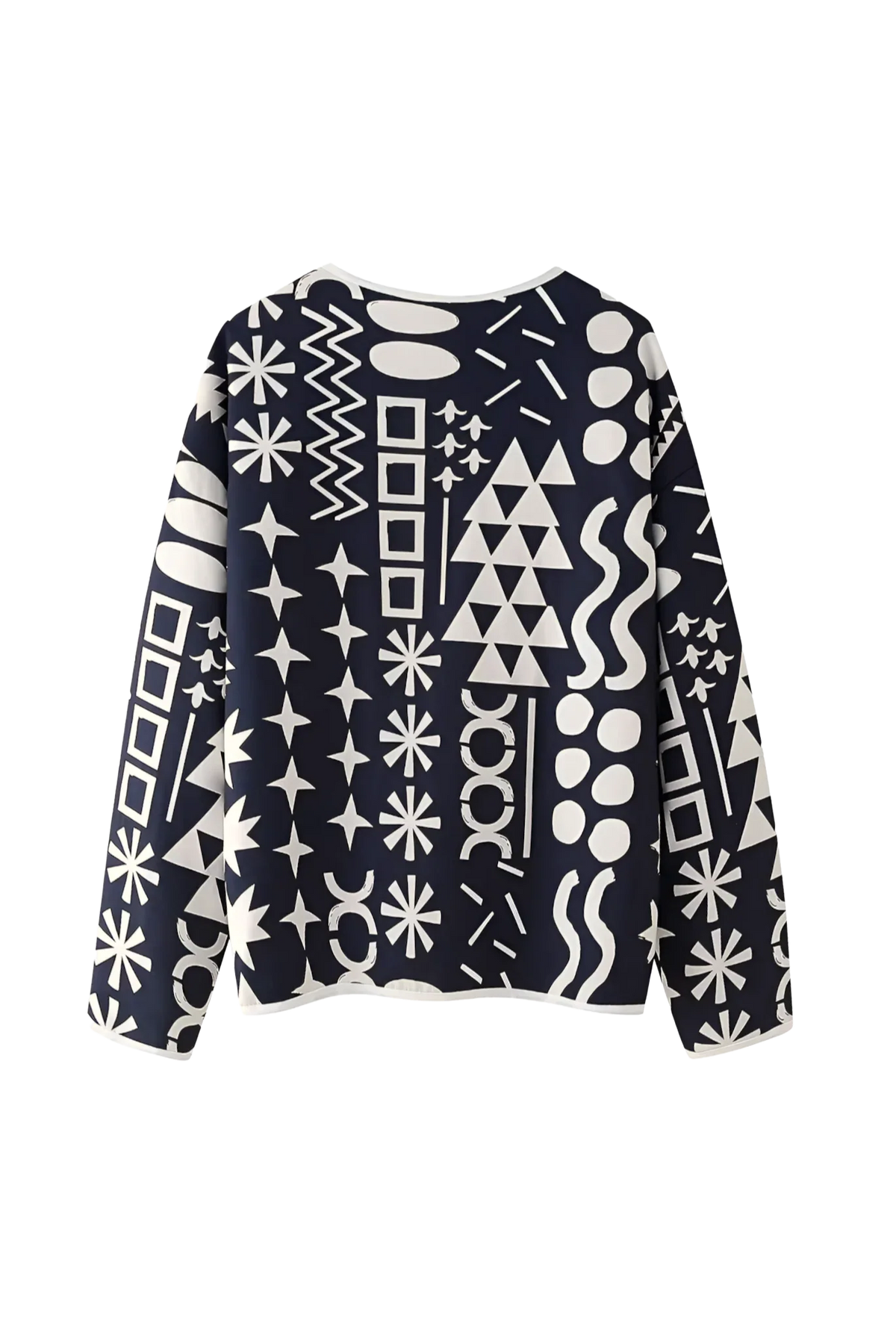 Quilted Flower Print Jacket