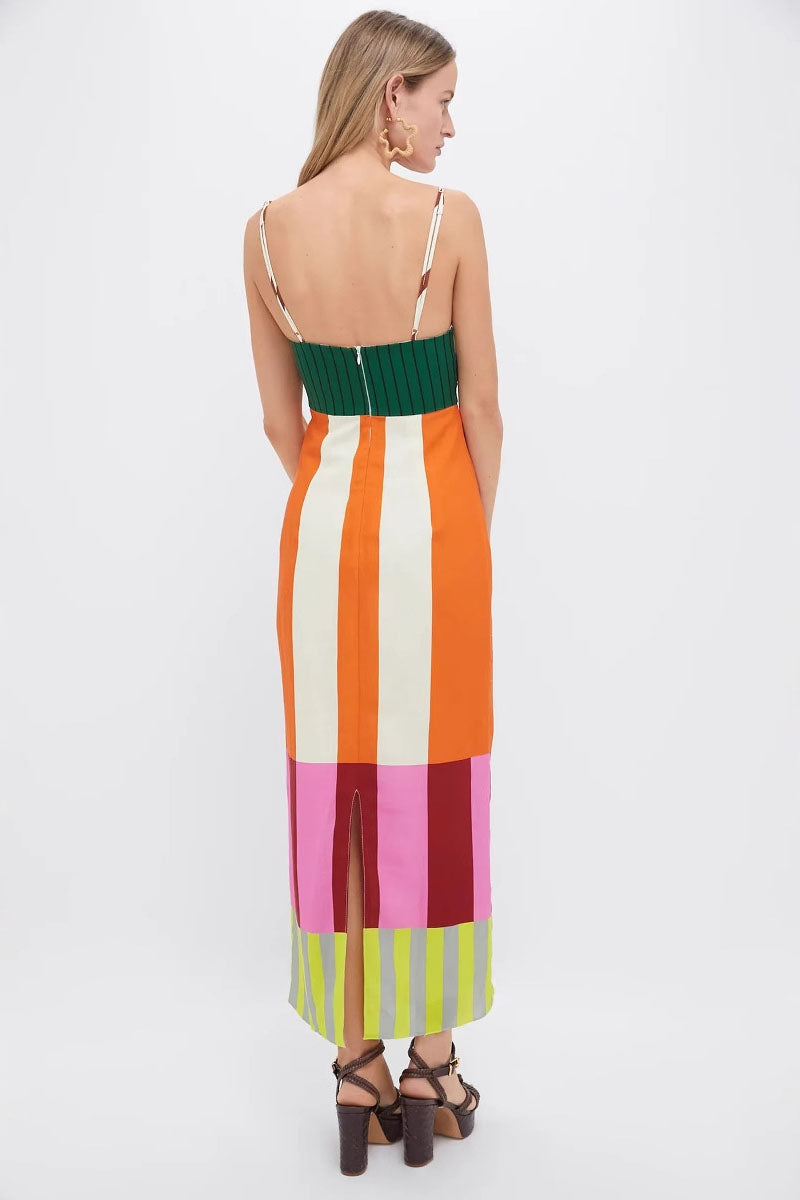 Bengal Multi Paloma Maxi-Length Dress