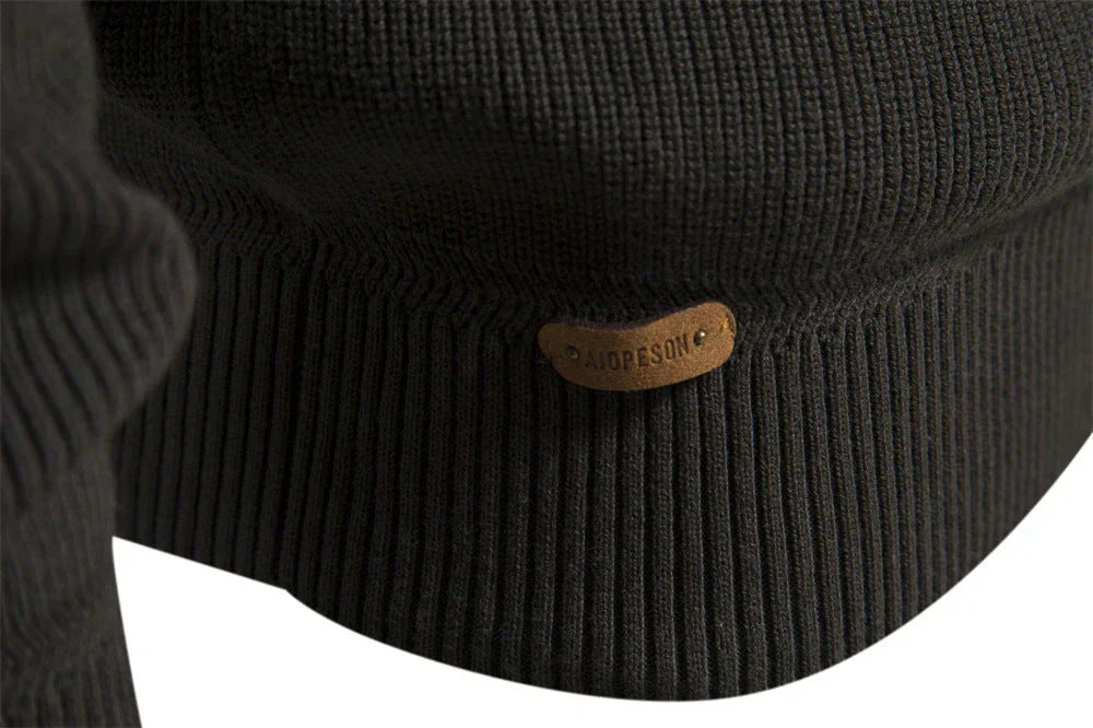 Breathable Knit Cardigan with Zip Front
