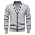 Wool Blend Cardigan with Longline Cut