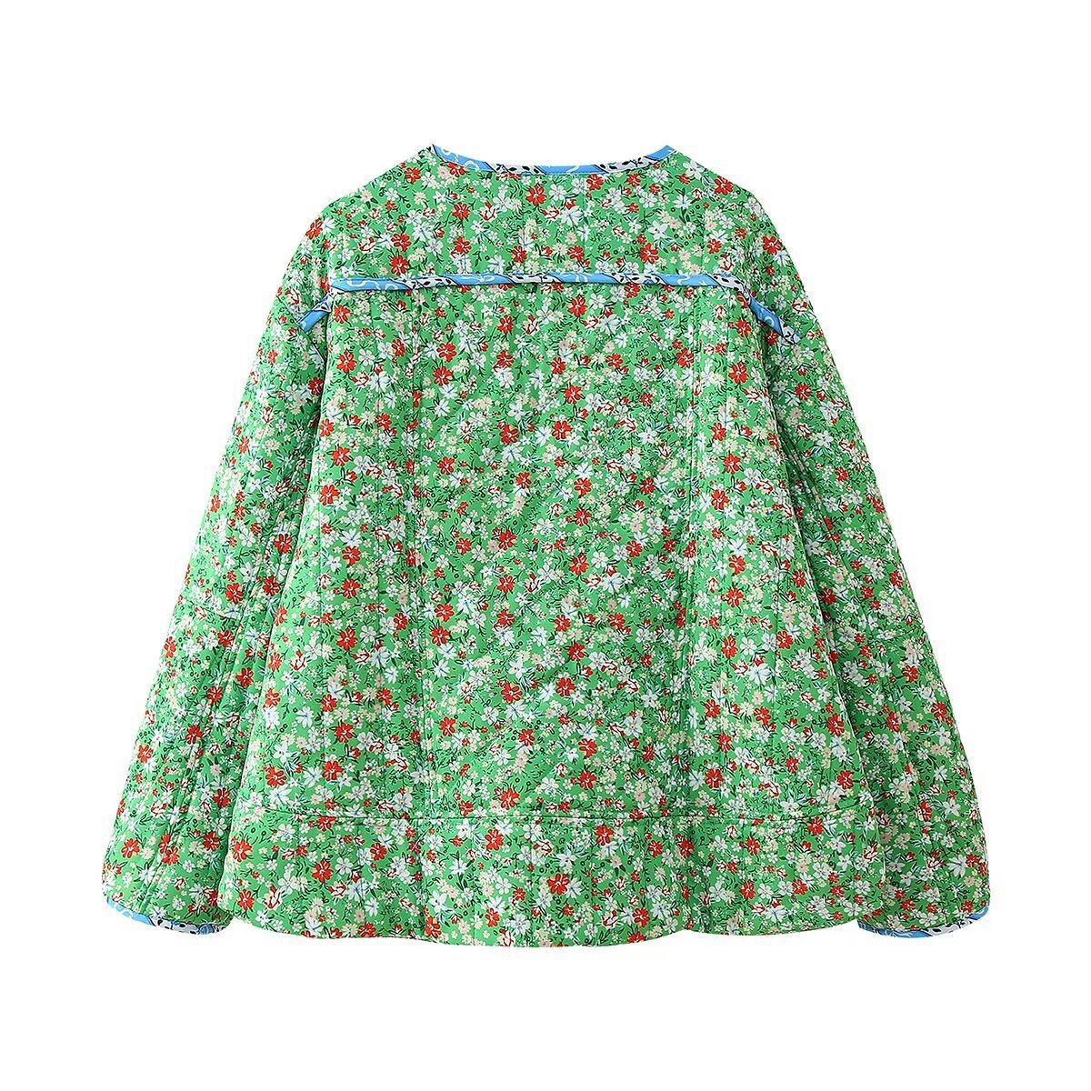 Relaxed Jacket with Floral Print