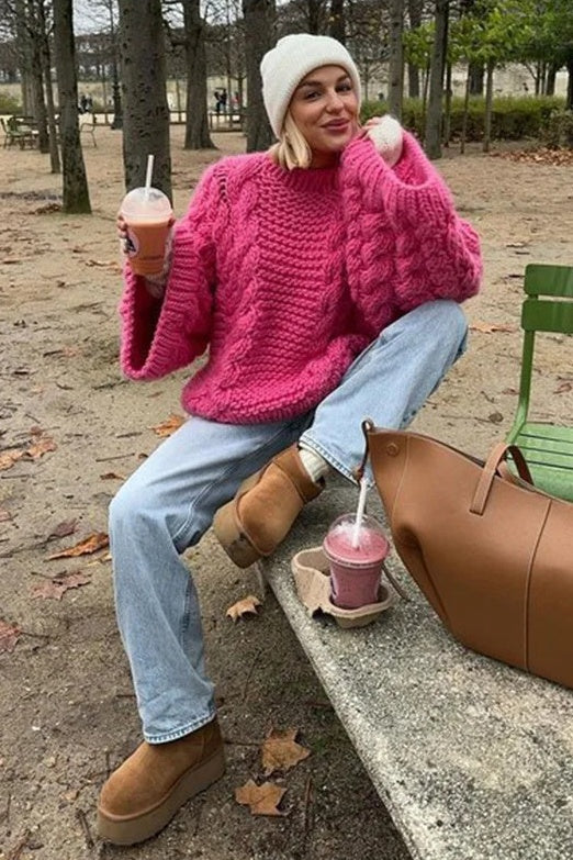 Bell Sleeve Knit Sweater