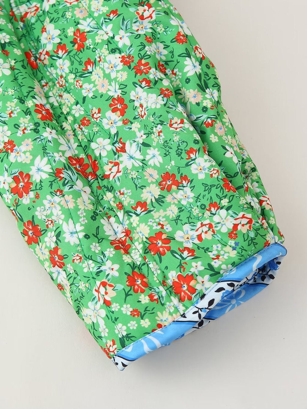 Relaxed Jacket with Floral Print