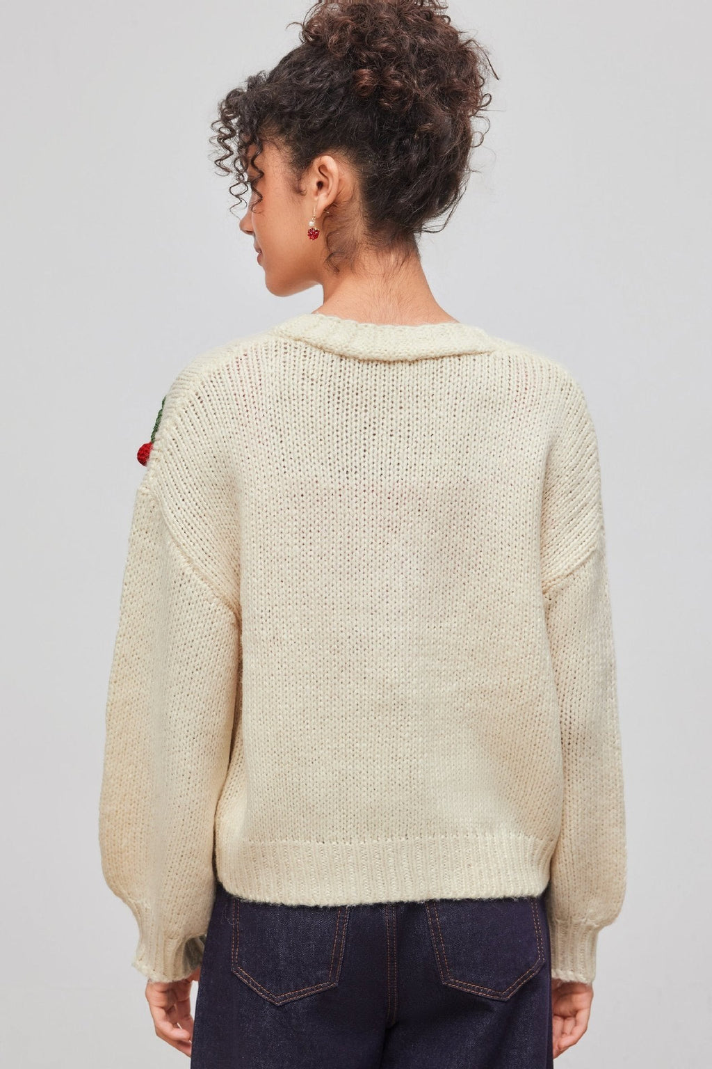 Cherry Knit Cardigan