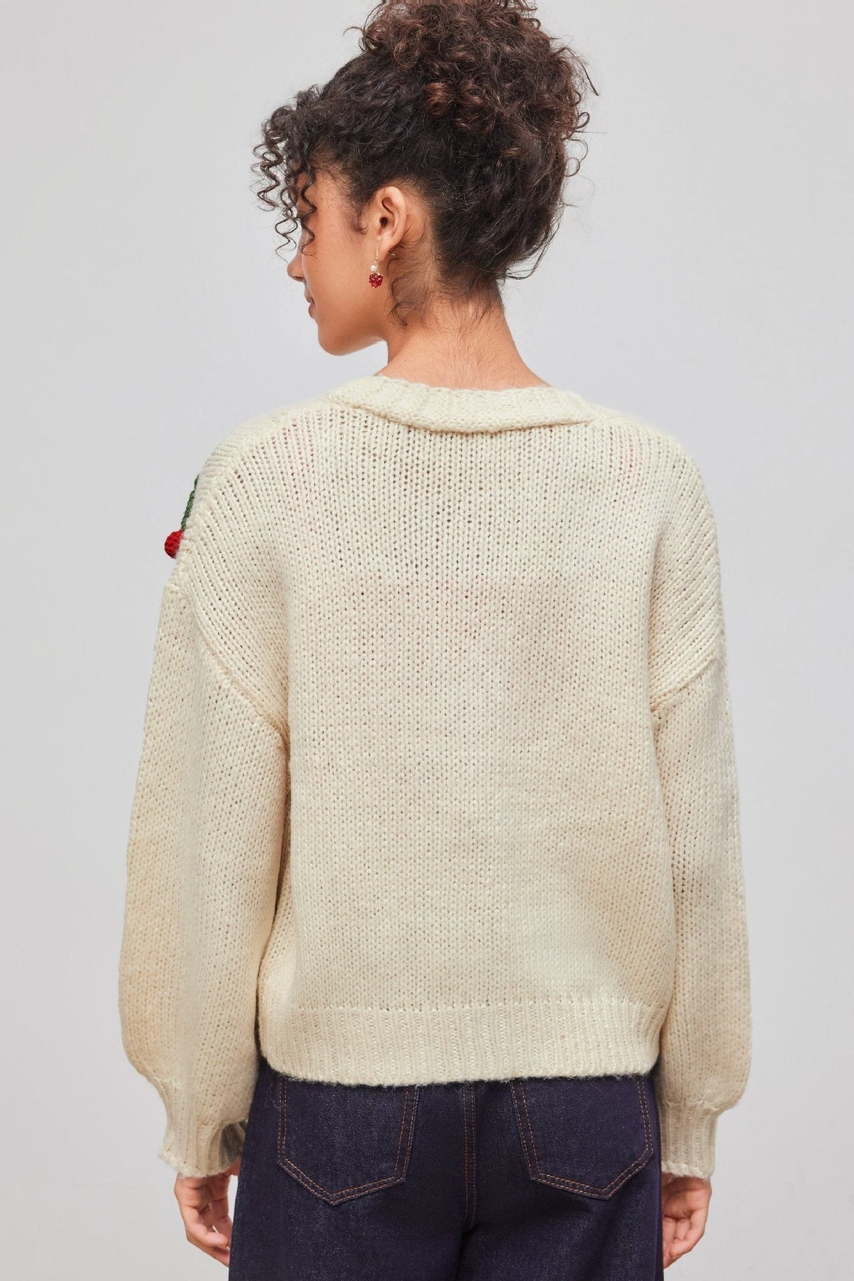Cherry Knit Cardigan
