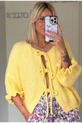 Bow Tie Knit Cardigan