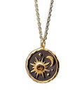 Statement Boho Sun Moon Necklace