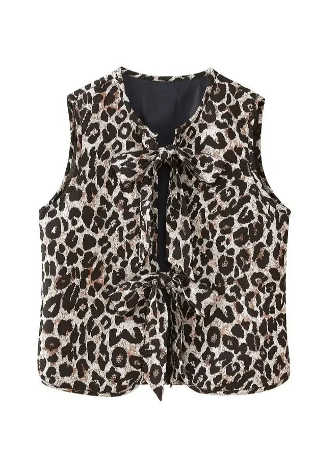 Modern Leopard Waistcoat