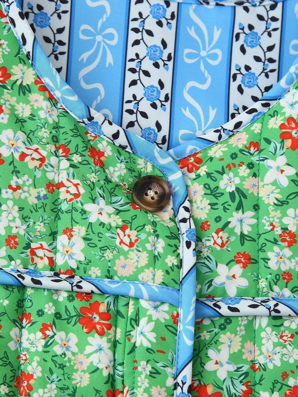 Relaxed Jacket with Floral Print