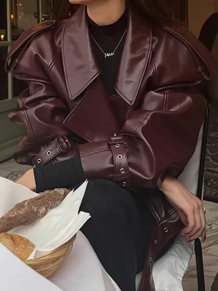 Cropped Jacket with Relaxed Fit