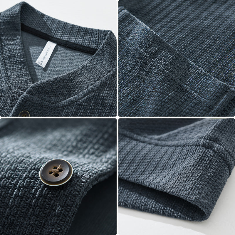 Knit Jacket with Multiple Pockets