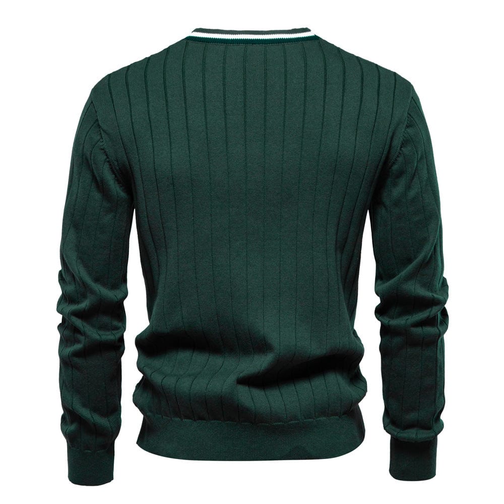 Wool Blend Cardigan with Longline Cut