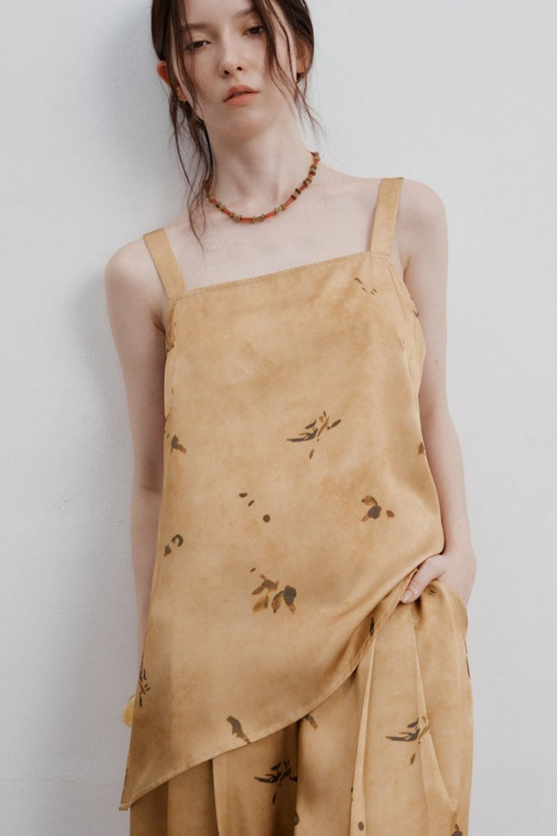 Patterned Cami Tank Top