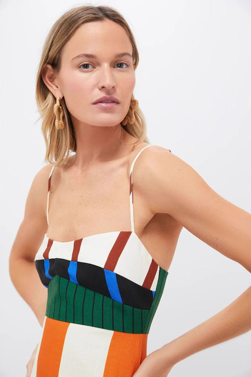 Bengal Multi Paloma Maxi-Length Dress