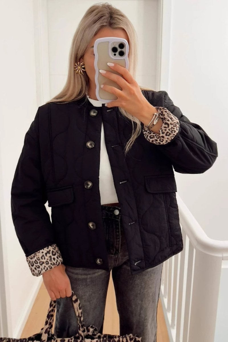 Modern Adriane Jacket - Green Garden