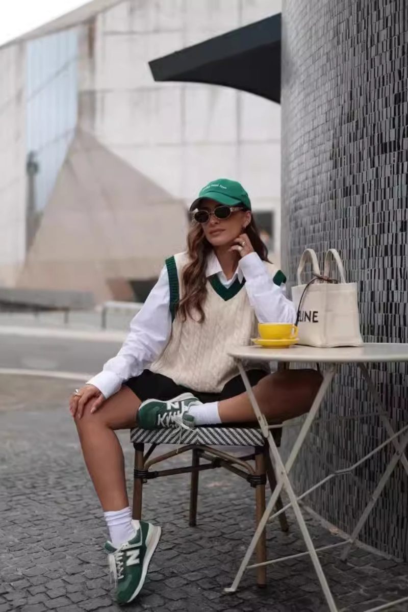 Cable Knit Vest Knit Sweater
