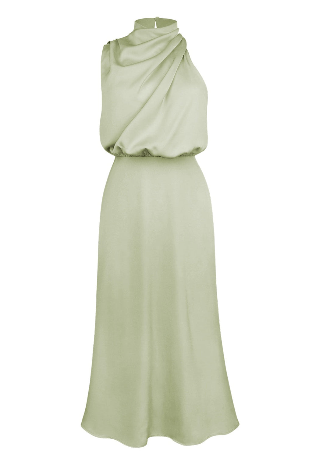 Esther Maxi-Length Dress - Light Green