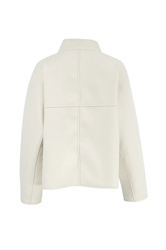 Modern Long Sleeved V-Neck Jacket