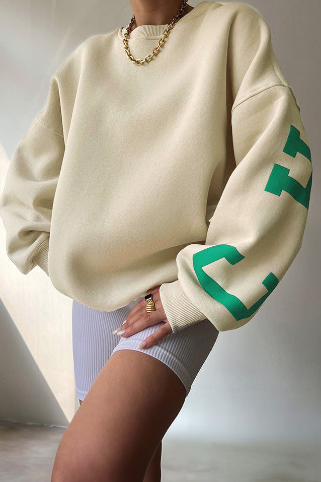 Modern Letter Graphic Hoodie