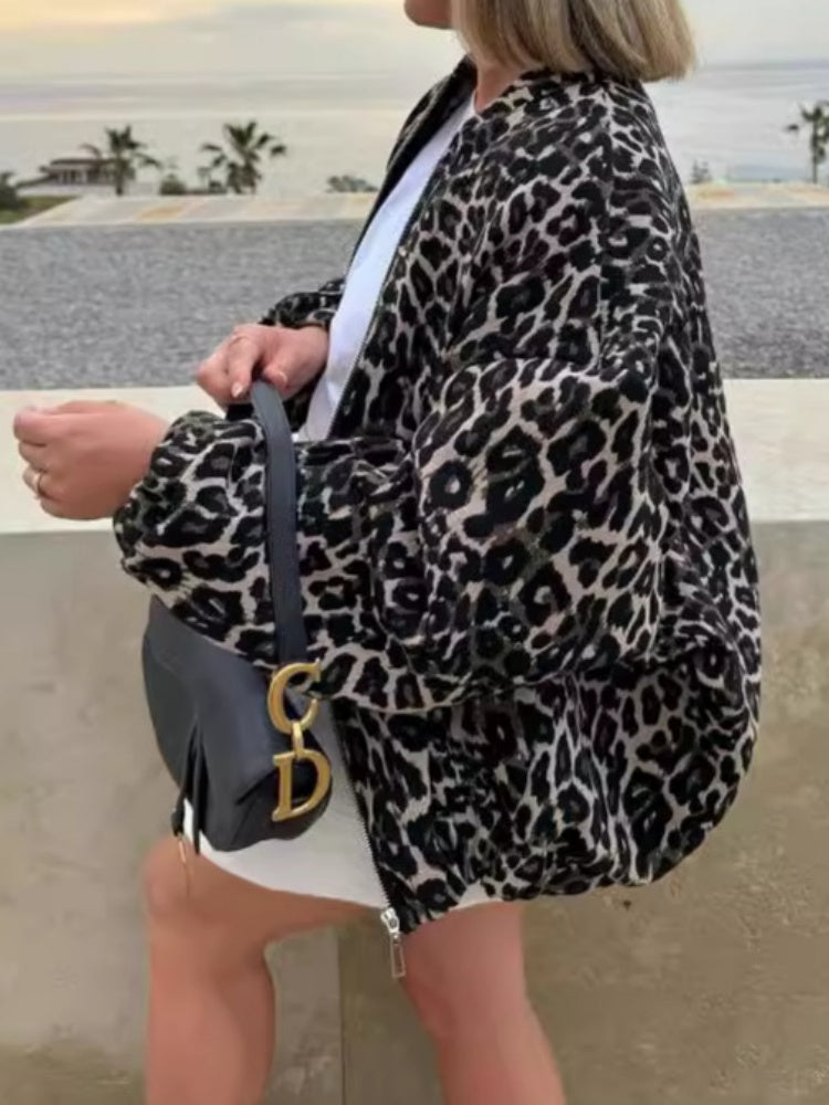 Jacket with Relaxed Fit and Print