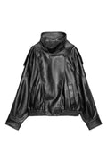 Modern Matte Crinkle PU Jacket