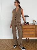 Pam - Casual Jacket and Pants Ensemble in an Elegant Style