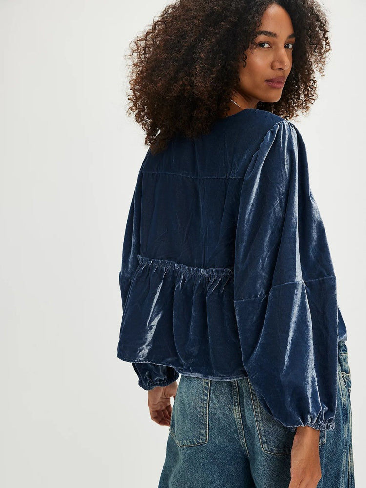 Denim Jacket in Coffee