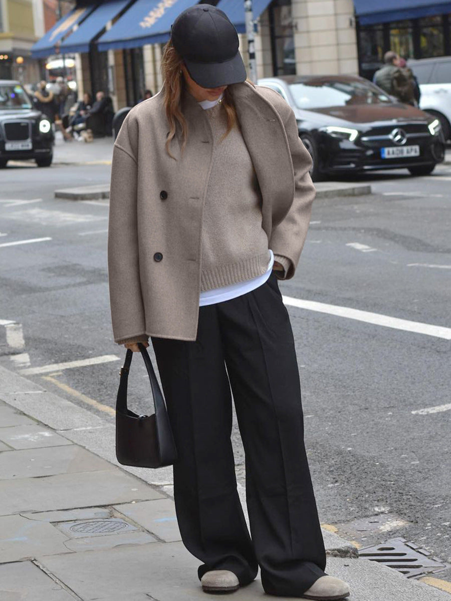 Modern Double-breasted Jacket