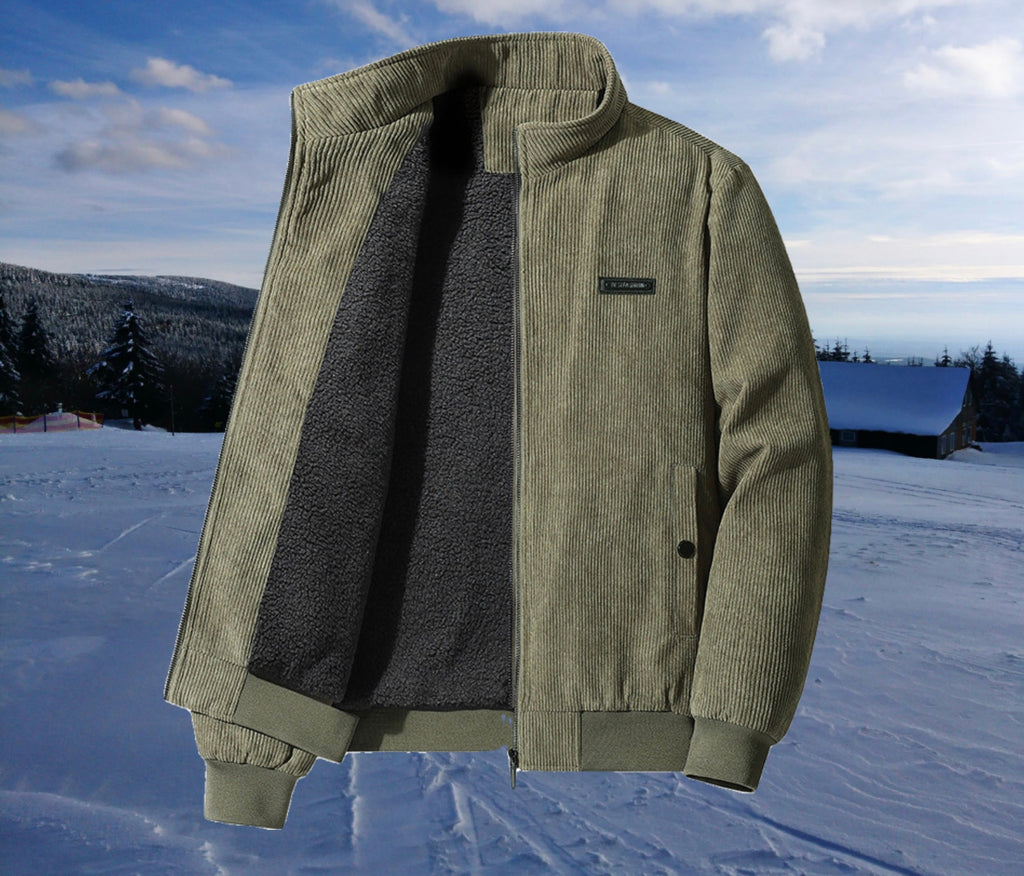 Vintage Jacket with Textured Knit