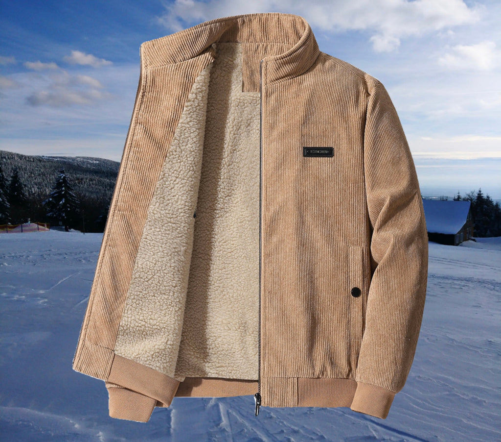 Vintage Jacket with Textured Knit