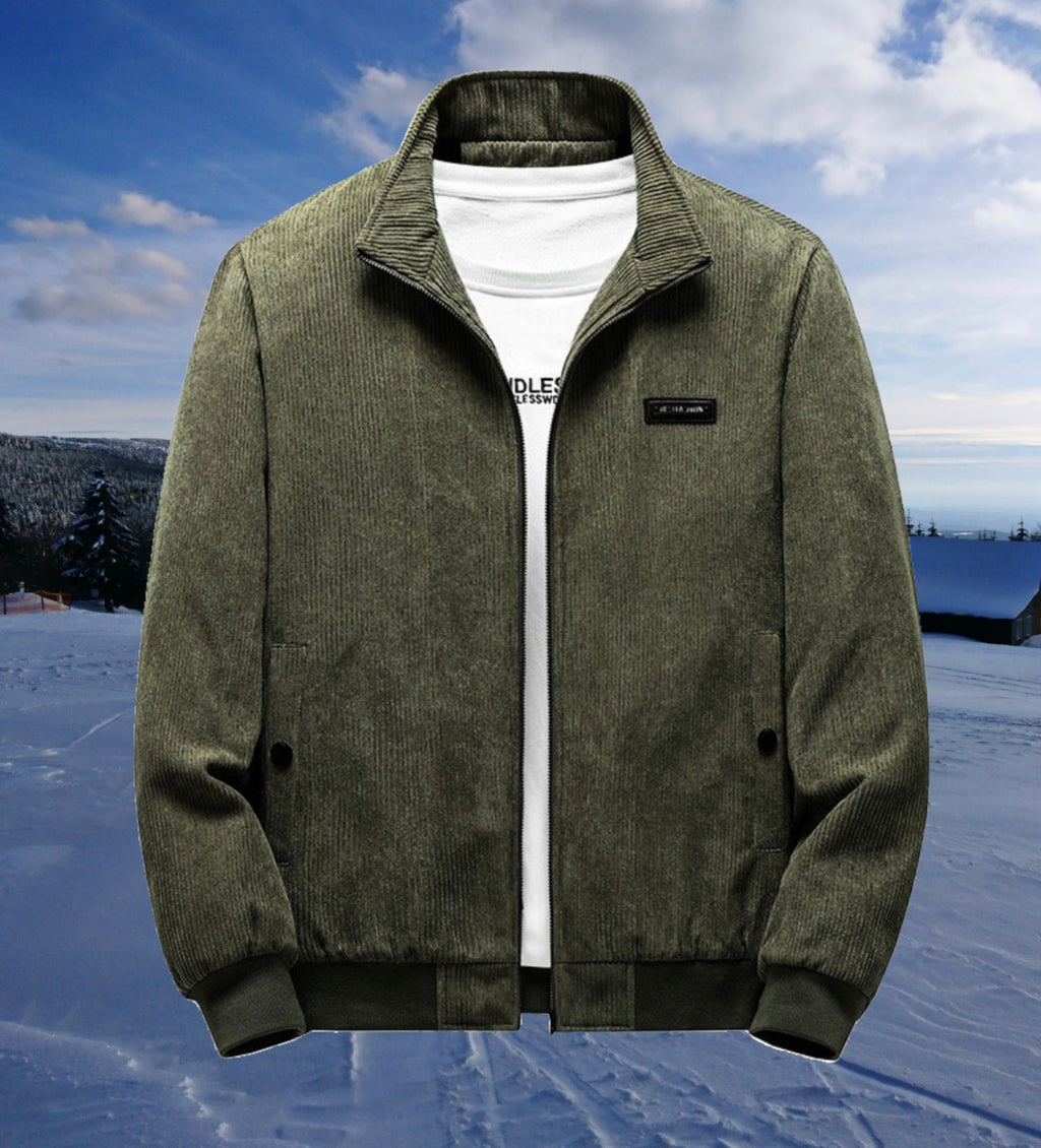 Vintage Jacket with Textured Knit