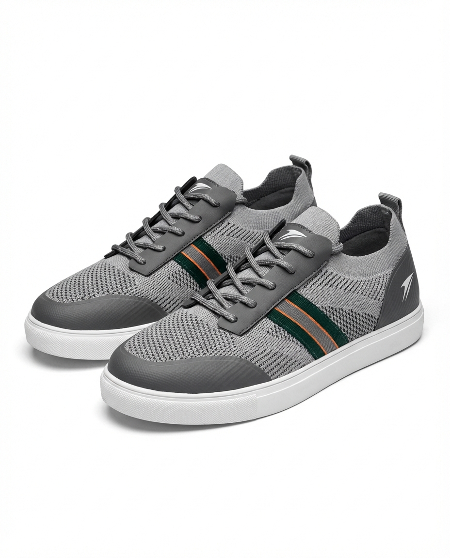 Air Mesh Sneakers with Cushioned Sole