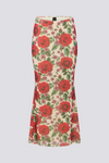 Coordinated Pelagie Spaghetti Rose Skirt Set