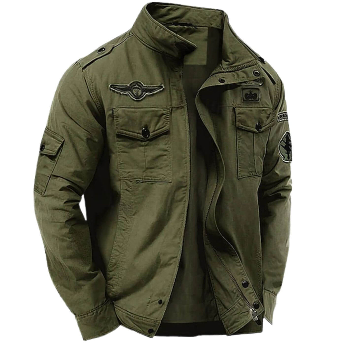Jacket with Longline Cut