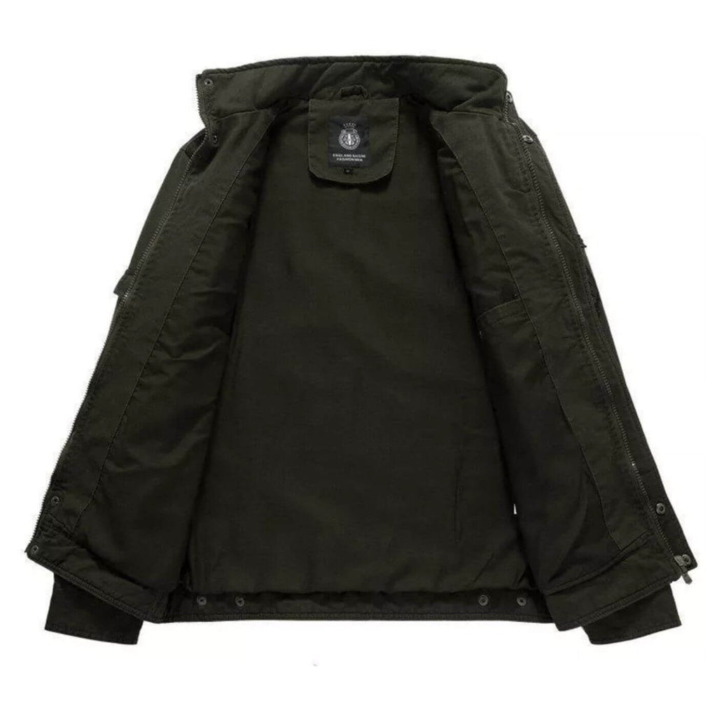 Jacket with Longline Cut