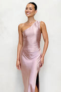 Victoria Maxi-Length Dress - Dusty Pink