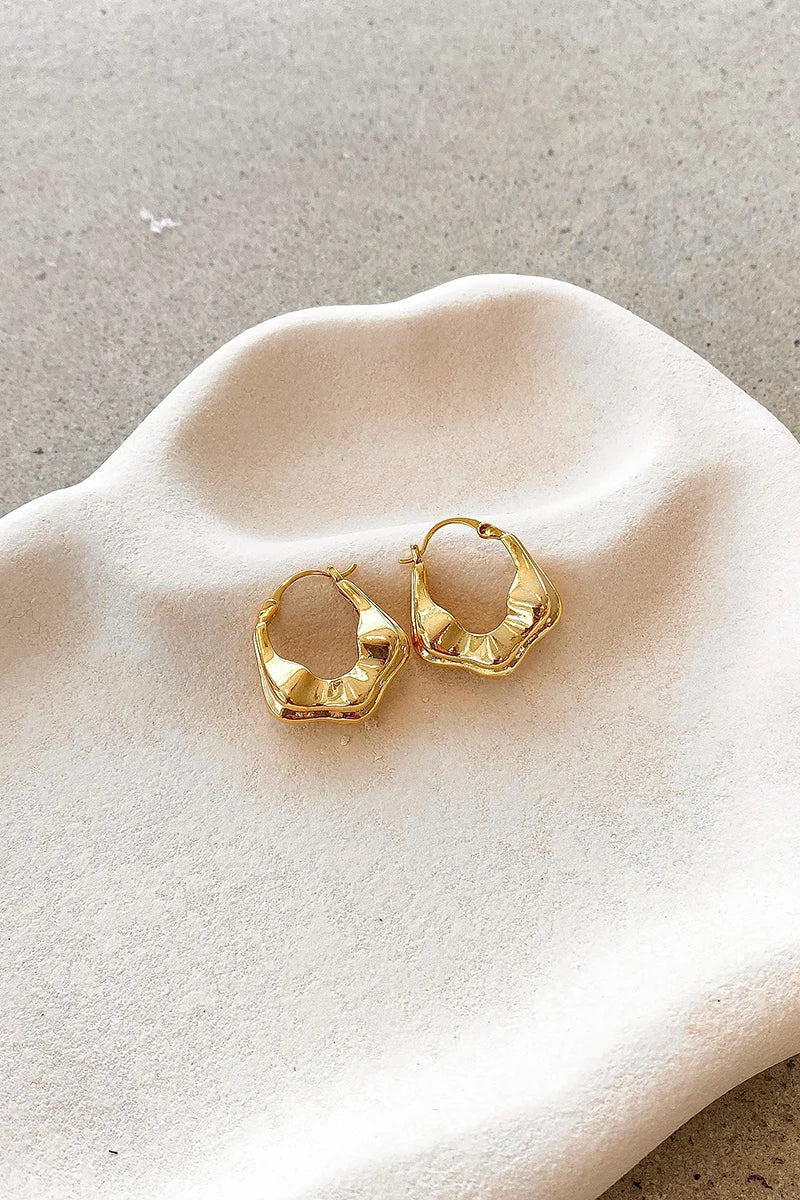 Statement Jaetyn Earrings - Gold