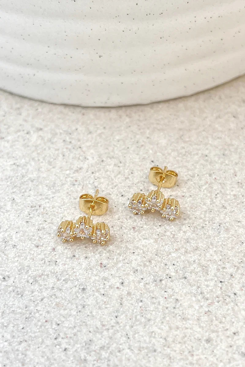 Statement Sophie Earrings - Gold