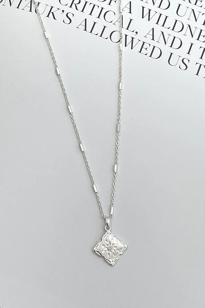 Statement Cleo Necklace - Silver