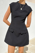 Thea Mini-Length Dress - Black