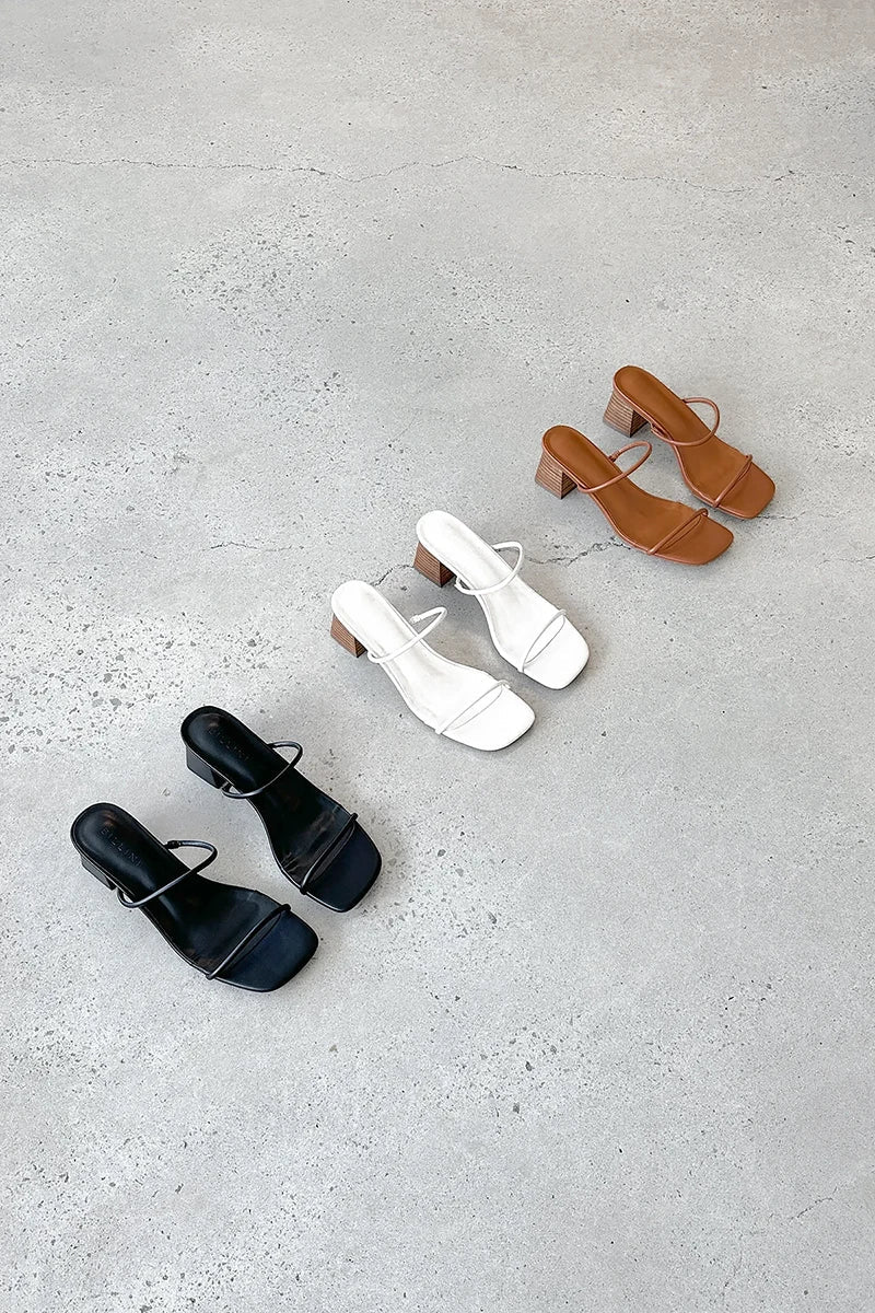 Modern Waylen Heel - Black