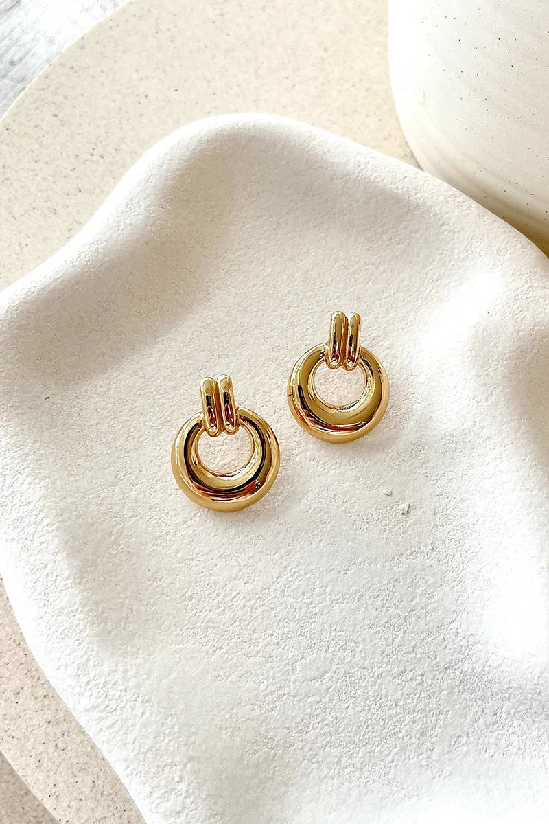 Statement Paloma Earrings - Gold