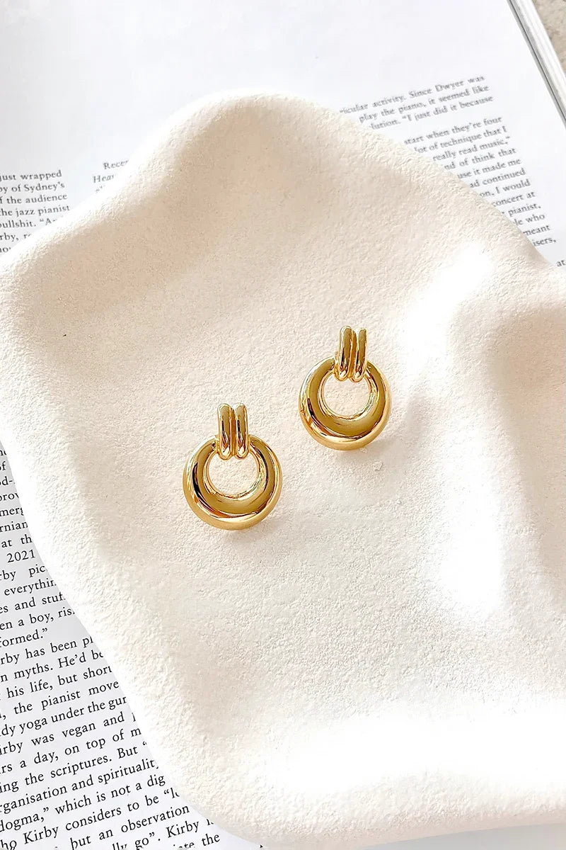 Statement Paloma Earrings - Gold