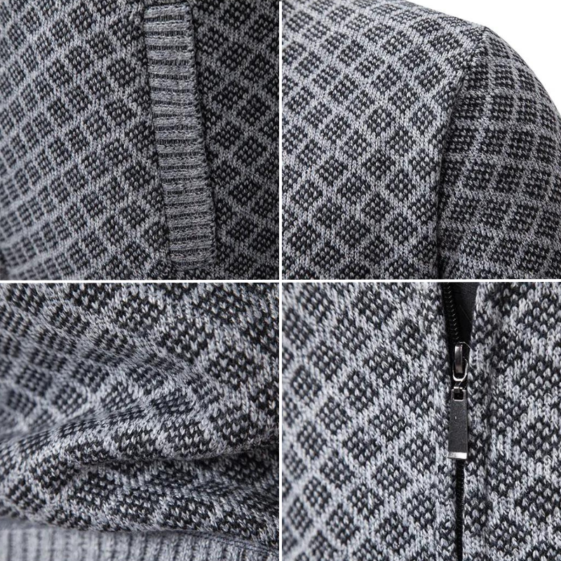 Urban Jacket with Textured Knit