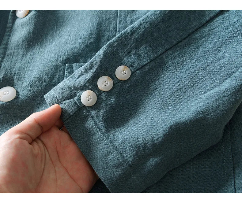 Breathable Linen Blazer