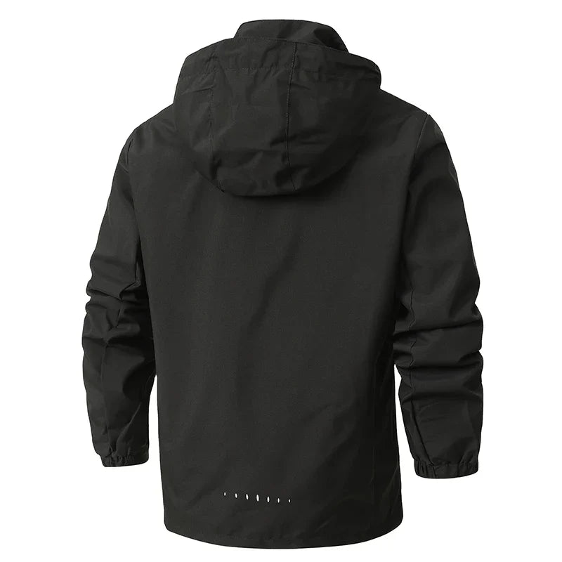 Water-Resistant Polyester Windbreaker