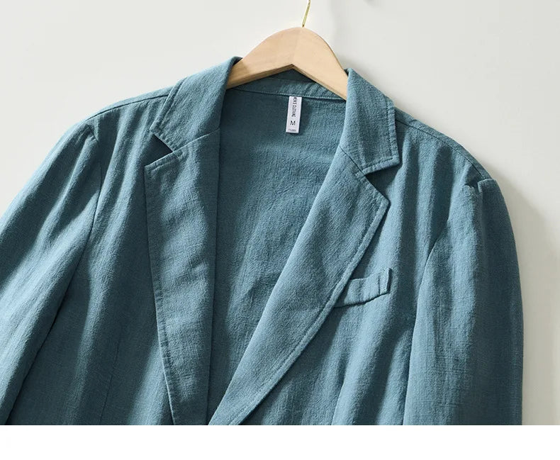 Breathable Linen Blazer
