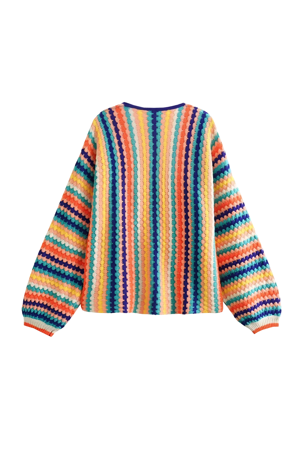 Rainbow Knit Cardigan