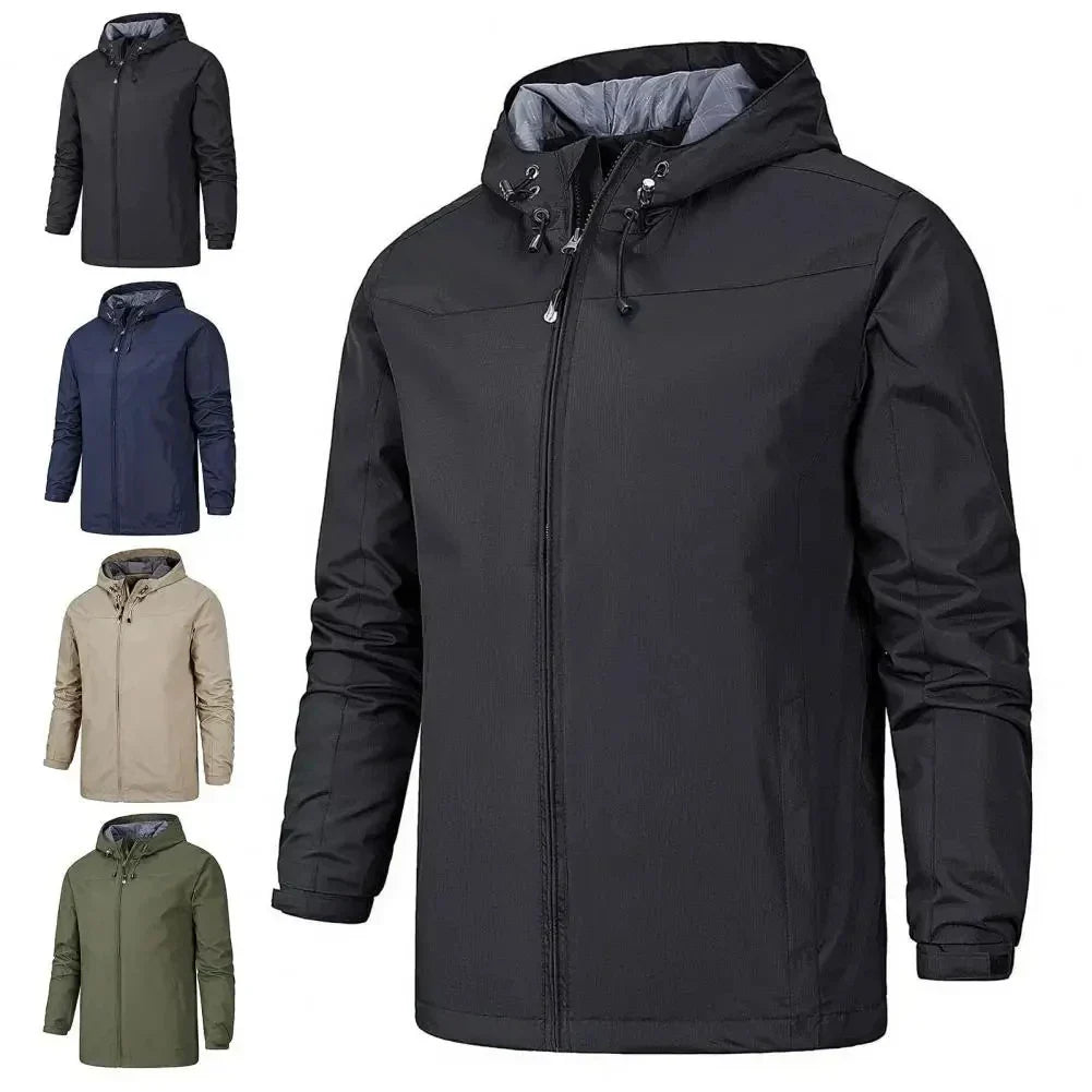 Water-Resistant Jacket with Breathable Fabric