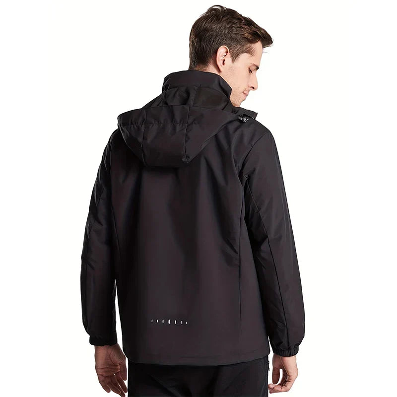 Water-Resistant Polyester Windbreaker
